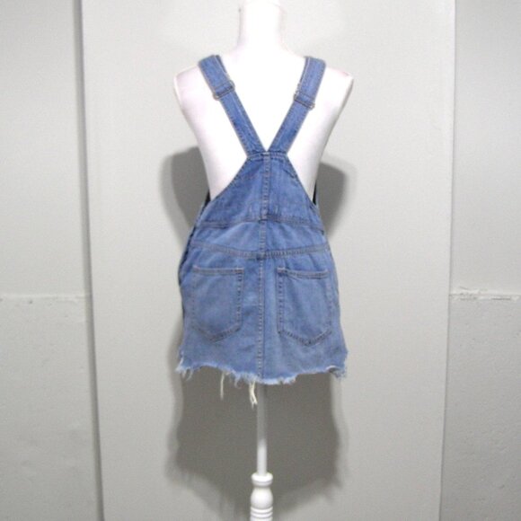 Free People Blue Denim Mini Dress - Picture 3 of 12